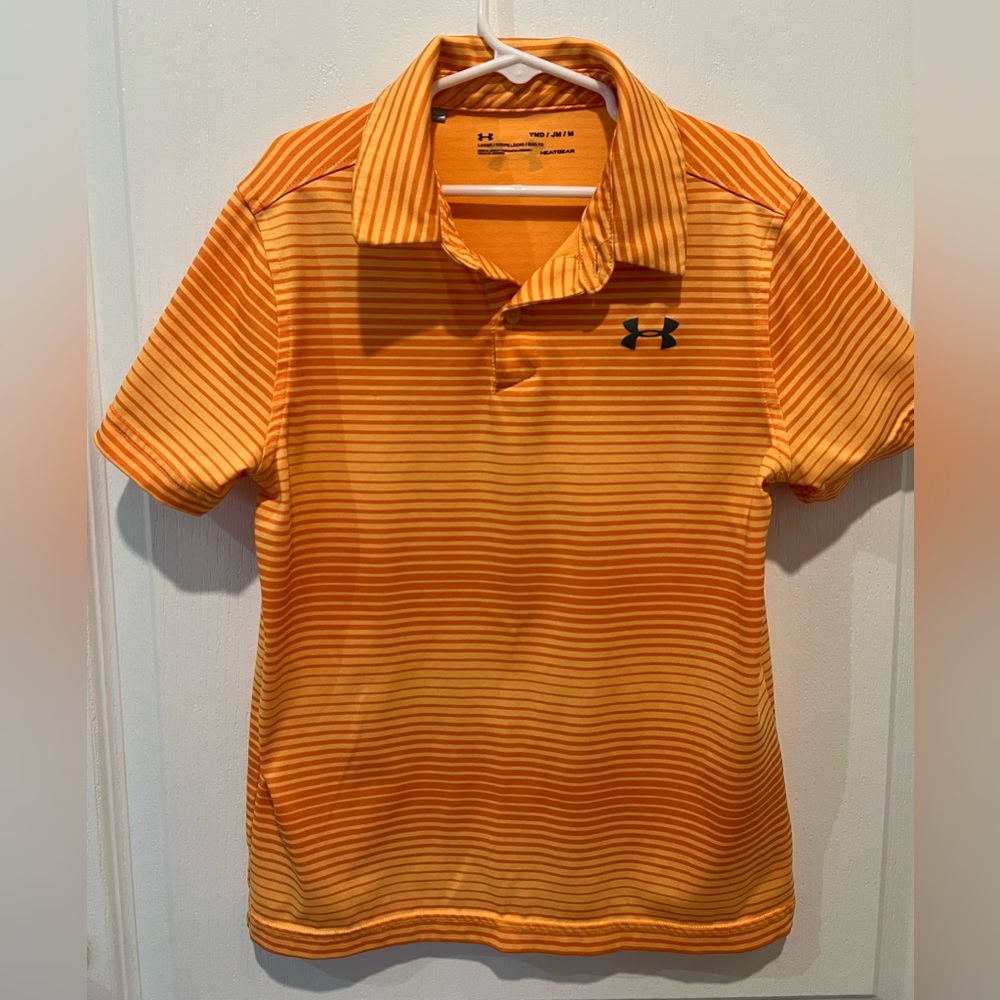 Under Armor boys medium golf polo